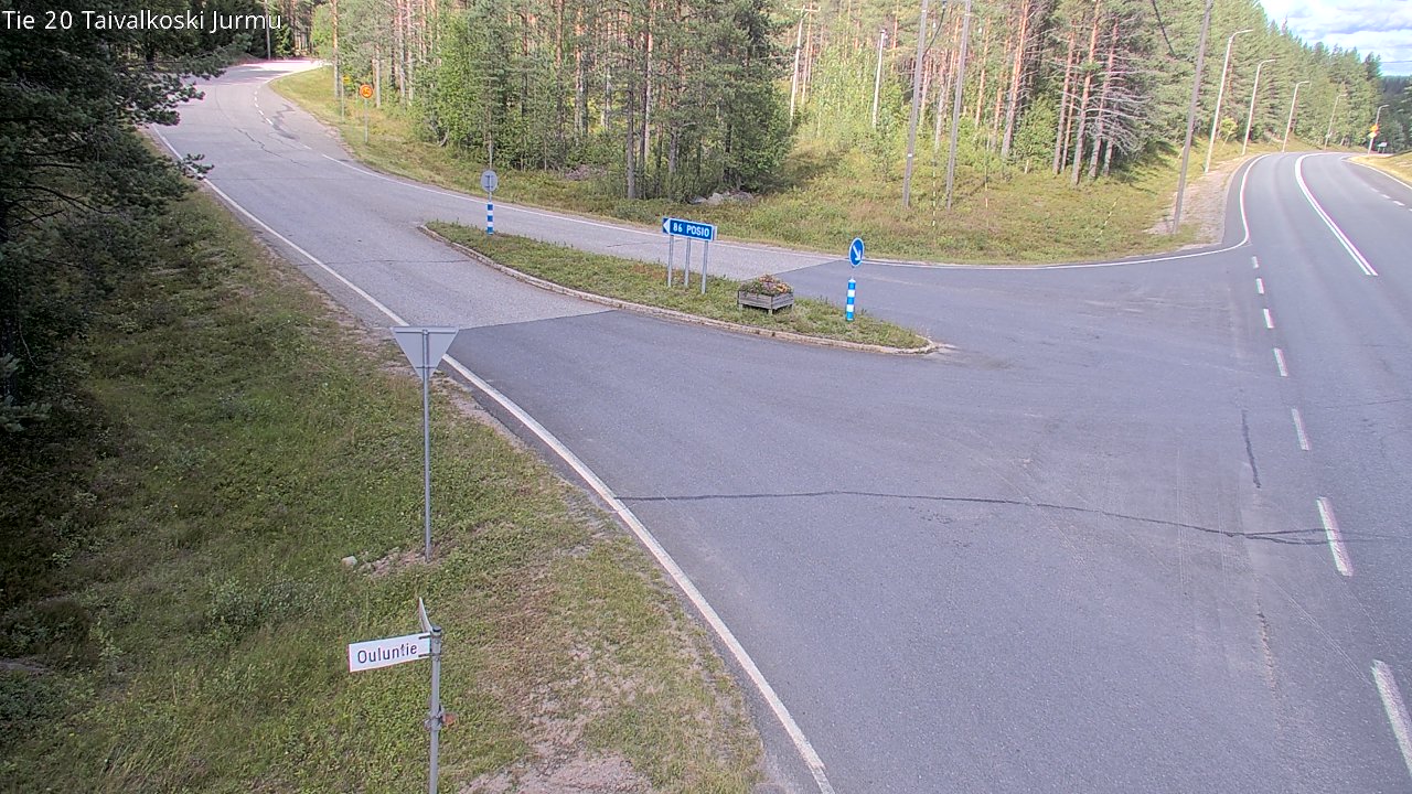 Kelikamerat Kuva Tie 20 Taivalkoski, Jurmu, Taivalkoski, Pohjois-Pohjanmaa