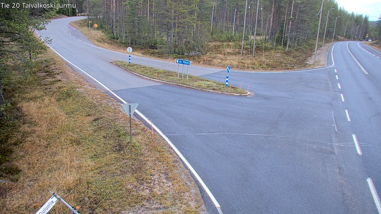 Kelikamerat Kuva Tie 20 Taivalkoski, Jurmu, Taivalkoski, Pohjois-Pohjanmaa