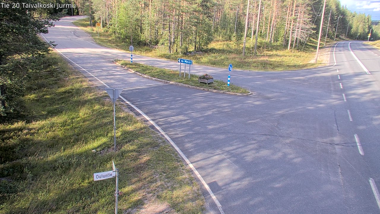 Kelikamerat Kuva Tie 20 Taivalkoski, Jurmu, Taivalkoski, Pohjois-Pohjanmaa
