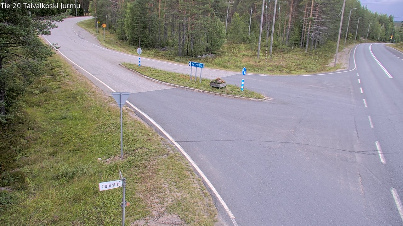 Kelikamerat Kuva Tie 20 Taivalkoski, Jurmu, Taivalkoski, Pohjois-Pohjanmaa