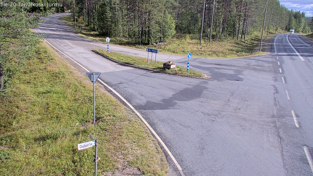 Kelikamerat Kuva Tie 20 Taivalkoski, Jurmu, Taivalkoski, Pohjois-Pohjanmaa