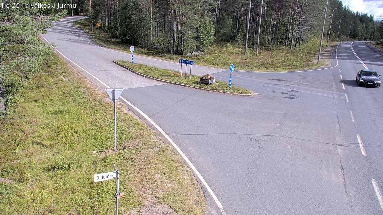 Weather Camera Image Väg 20 Taivalkoski, Jurmu, Taivalkoski, Pohjois-Pohjanmaa