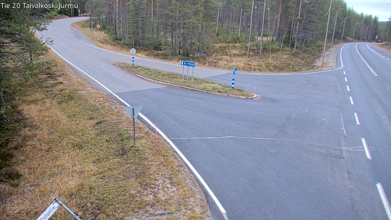 Kelikamerat Kuva Tie 20 Taivalkoski, Jurmu, Taivalkoski, Pohjois-Pohjanmaa