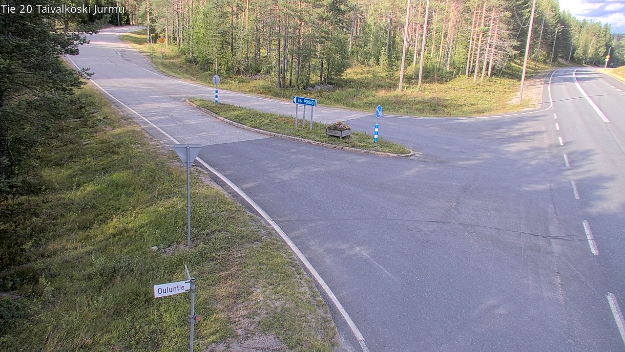 Kelikamerat Kuva Tie 20 Taivalkoski, Jurmu, Taivalkoski, Pohjois-Pohjanmaa