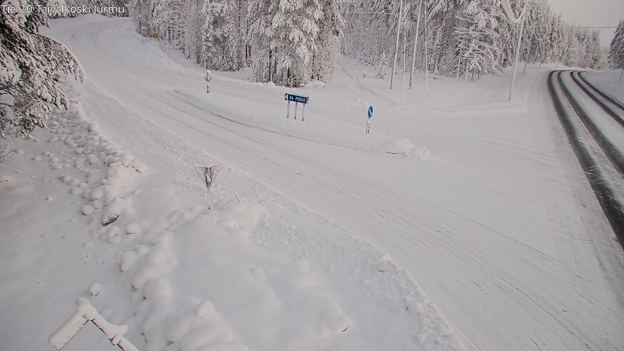 Kelikamerat Kuva Tie 20 Taivalkoski, Jurmu, Taivalkoski, Pohjois-Pohjanmaa