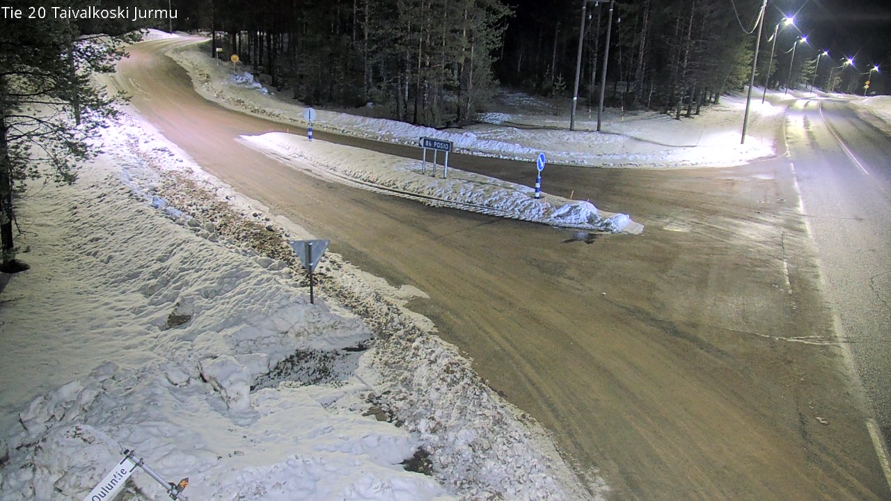Kelikamerat Kuva Tie 20 Taivalkoski, Jurmu, Taivalkoski, Pohjois-Pohjanmaa