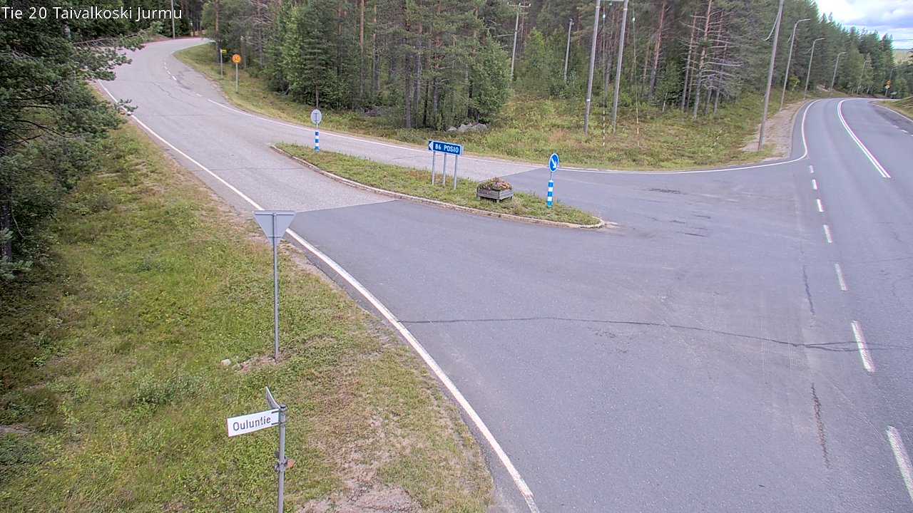 Kelikamerat Kuva Tie 20 Taivalkoski, Jurmu, Taivalkoski, Pohjois-Pohjanmaa