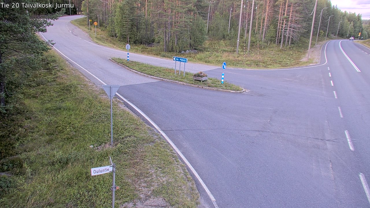 Kelikamerat Kuva Tie 20 Taivalkoski, Jurmu, Taivalkoski, Pohjois-Pohjanmaa