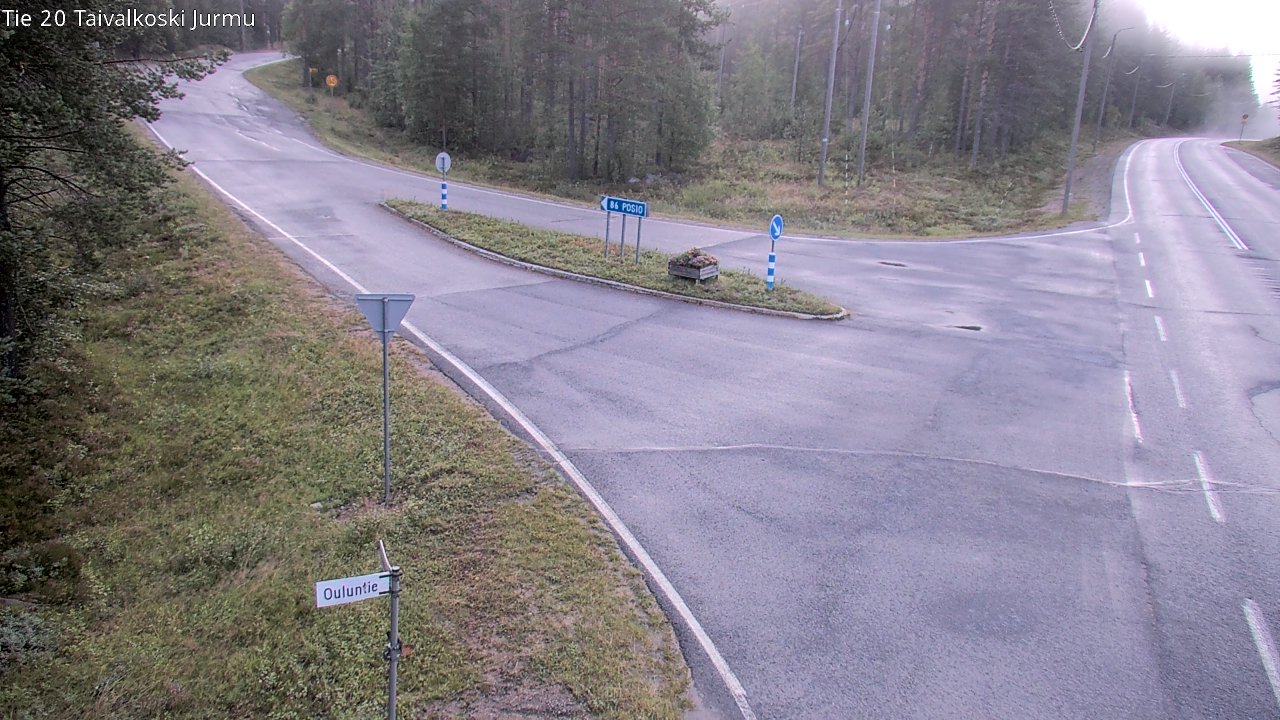 Kelikamerat Kuva Tie 20 Taivalkoski, Jurmu, Taivalkoski, Pohjois-Pohjanmaa