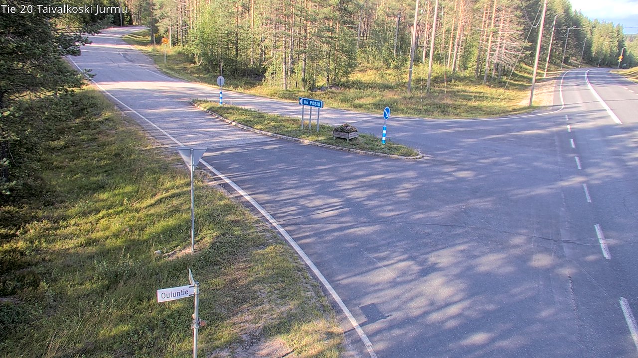Kelikamerat Kuva Tie 20 Taivalkoski, Jurmu, Taivalkoski, Pohjois-Pohjanmaa