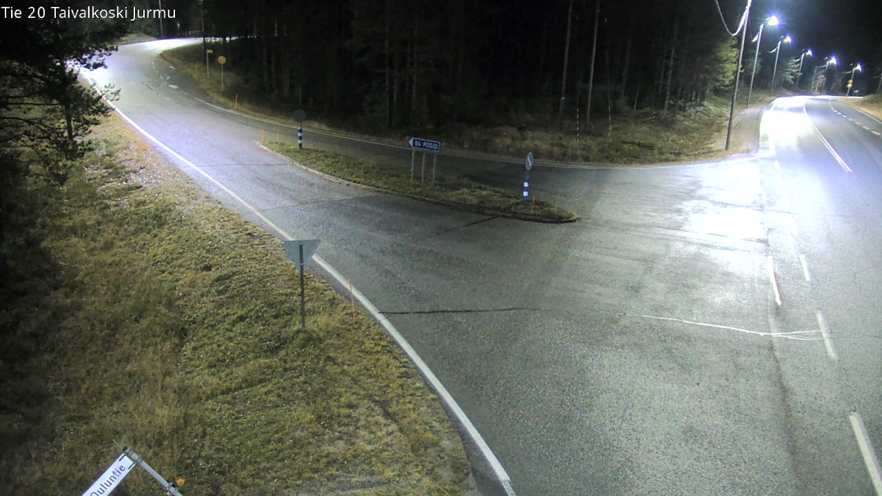 Kelikamerat Kuva Tie 20 Taivalkoski, Jurmu, Taivalkoski, Pohjois-Pohjanmaa