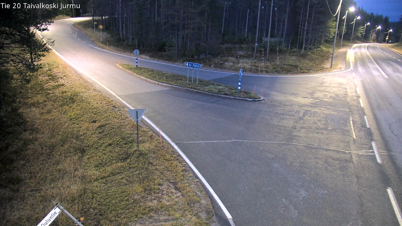 Kelikamerat Kuva Tie 20 Taivalkoski, Jurmu, Taivalkoski, Pohjois-Pohjanmaa