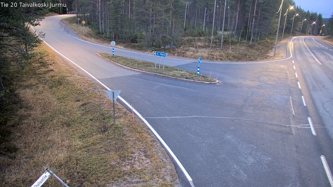 Kelikamerat Kuva Tie 20 Taivalkoski, Jurmu, Taivalkoski, Pohjois-Pohjanmaa