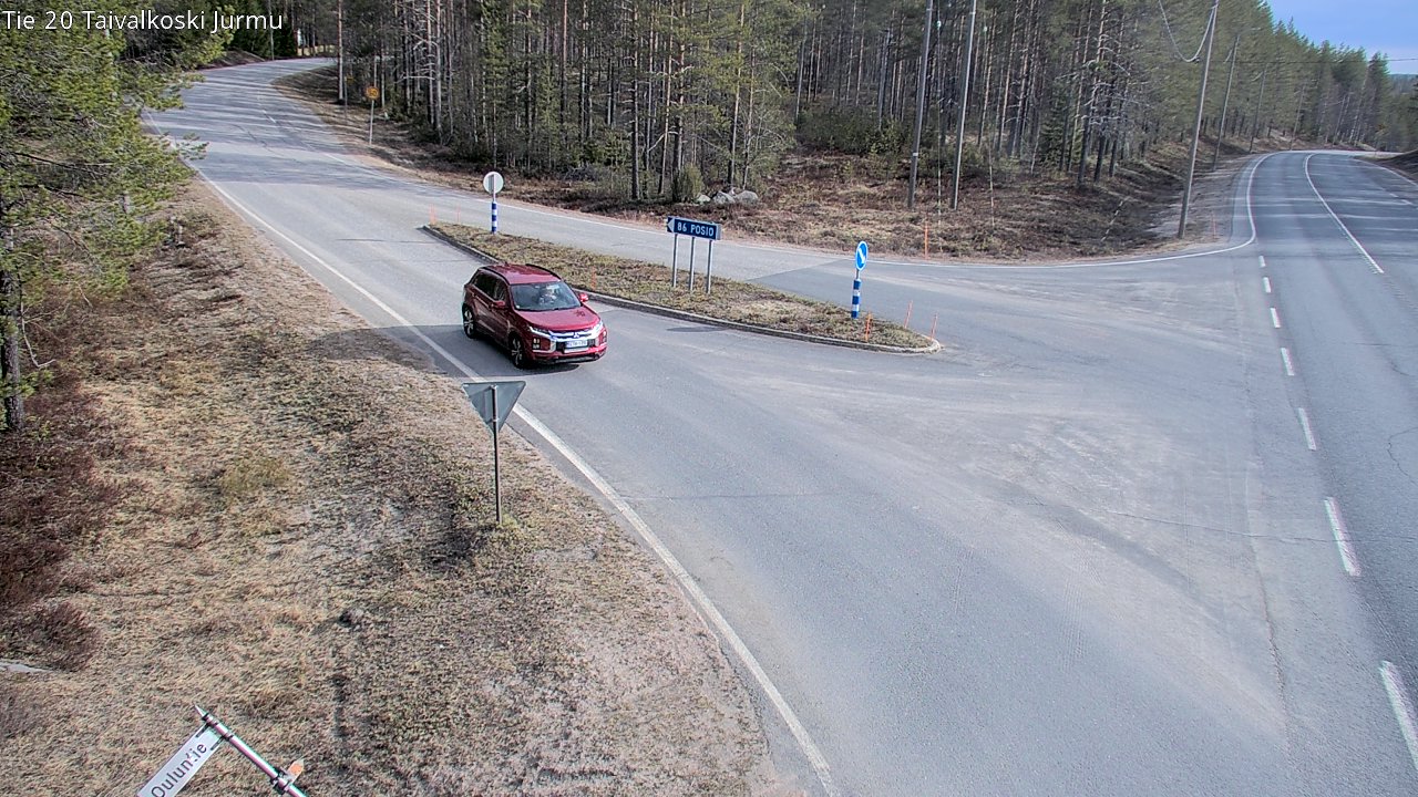 Kelikamerat Kuva Tie 20 Taivalkoski, Jurmu, Taivalkoski, Pohjois-Pohjanmaa