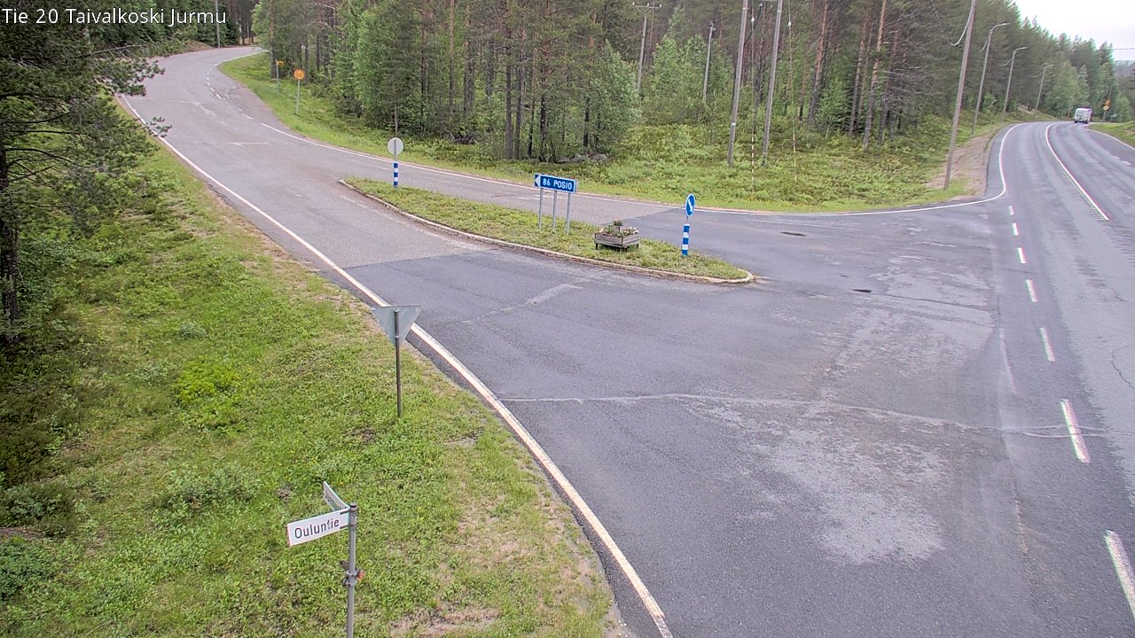 Kelikamerat Kuva Tie 20 Taivalkoski, Jurmu, Taivalkoski, Pohjois-Pohjanmaa