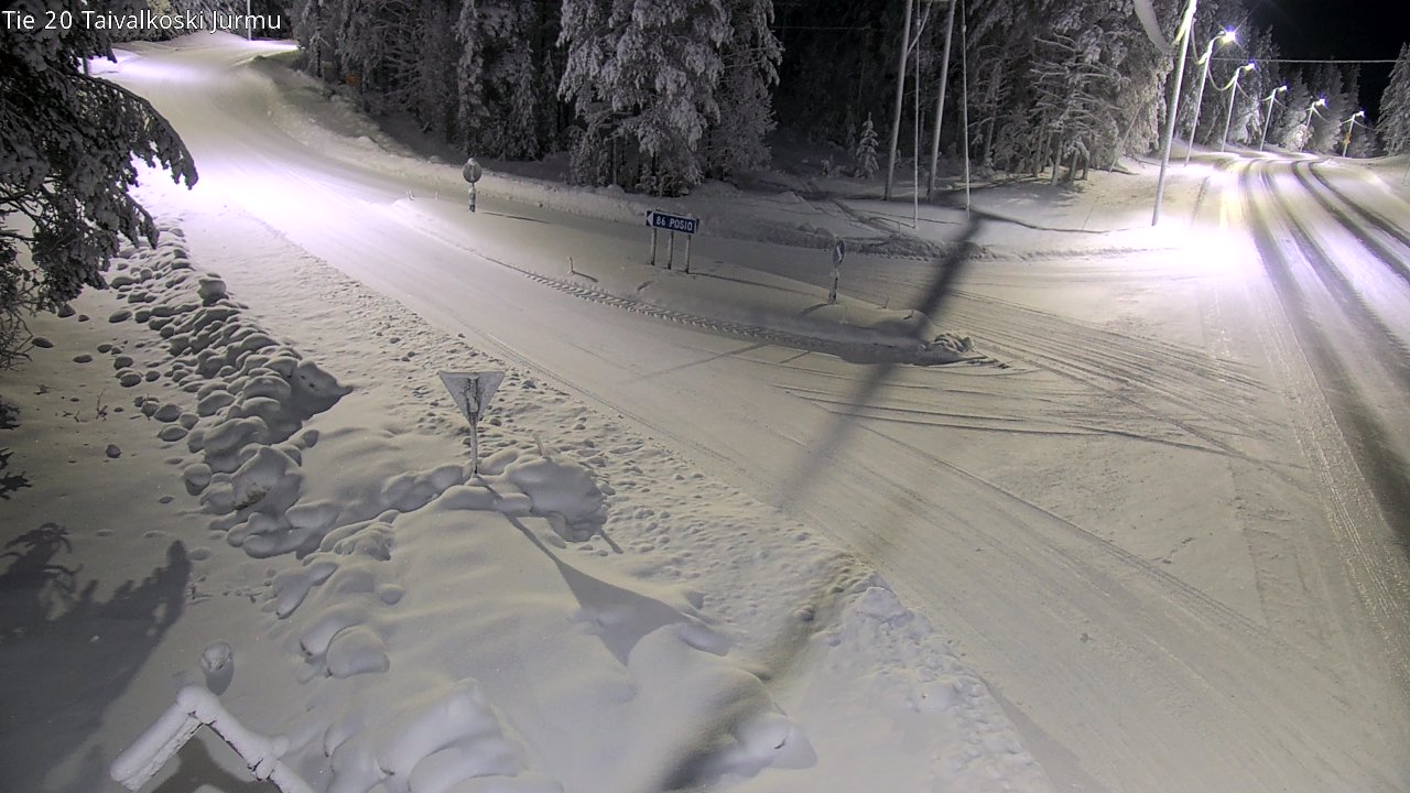 Kelikamerat Kuva Tie 20 Taivalkoski, Jurmu, Taivalkoski, Pohjois-Pohjanmaa
