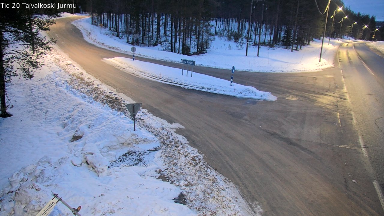 Kelikamerat Kuva Tie 20 Taivalkoski, Jurmu, Taivalkoski, Pohjois-Pohjanmaa