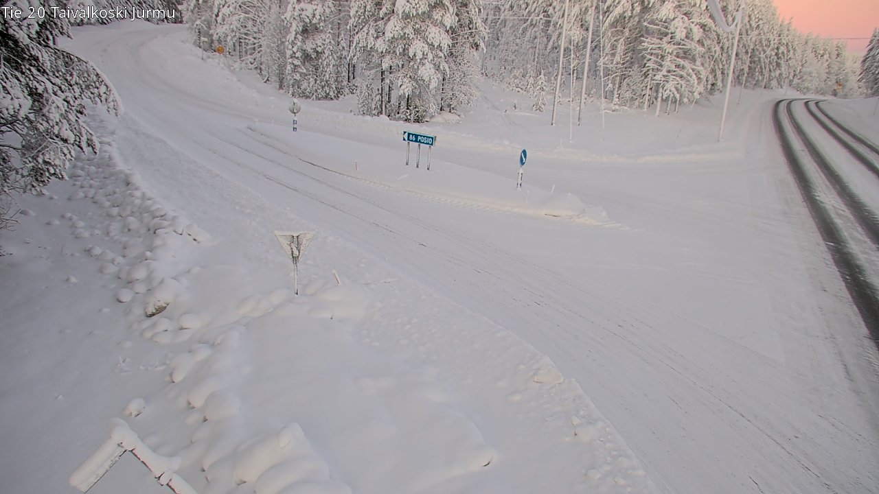 Kelikamerat Kuva Tie 20 Taivalkoski, Jurmu, Taivalkoski, Pohjois-Pohjanmaa