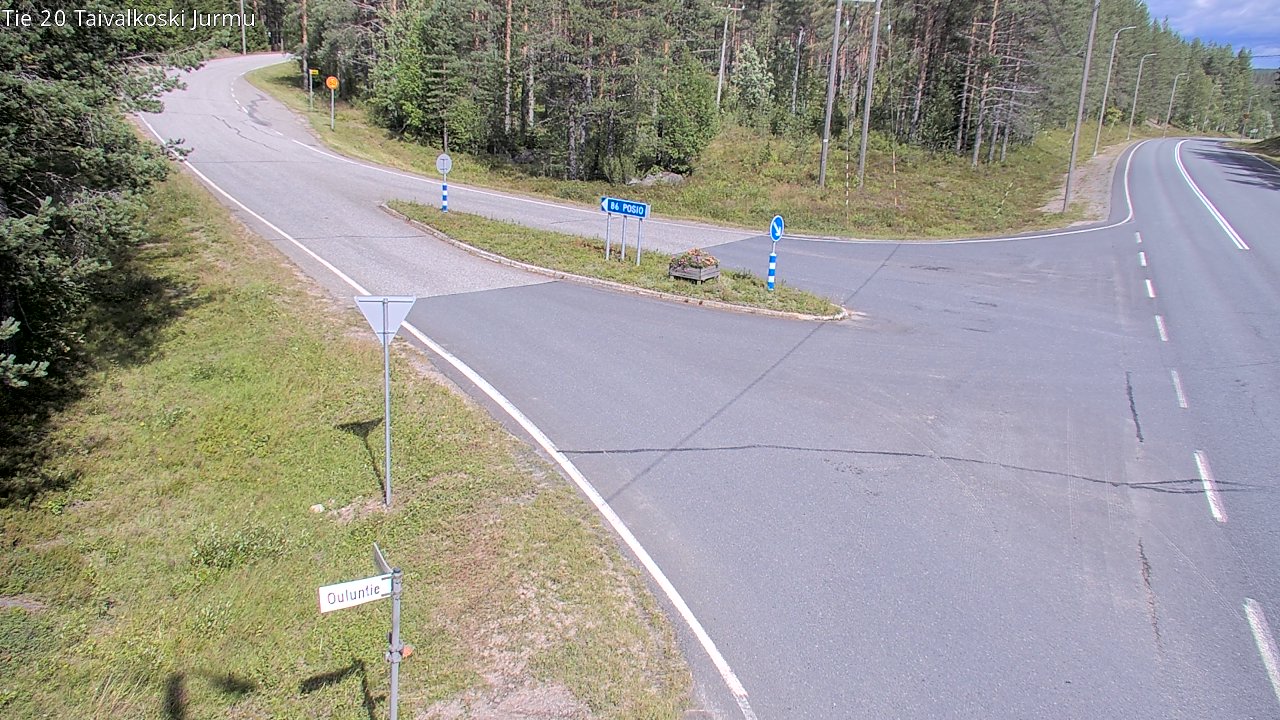 Kelikamerat Kuva Tie 20 Taivalkoski, Jurmu, Taivalkoski, Pohjois-Pohjanmaa