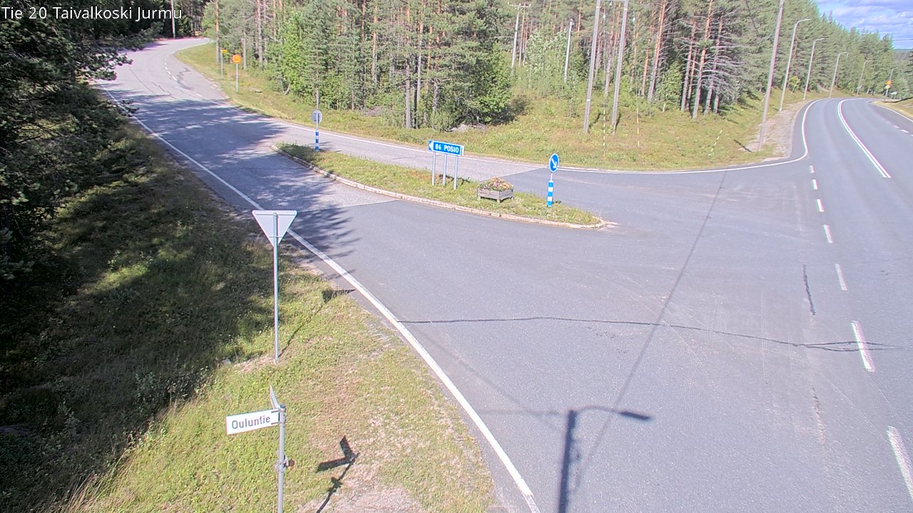 Kelikamerat Kuva Tie 20 Taivalkoski, Jurmu, Taivalkoski, Pohjois-Pohjanmaa