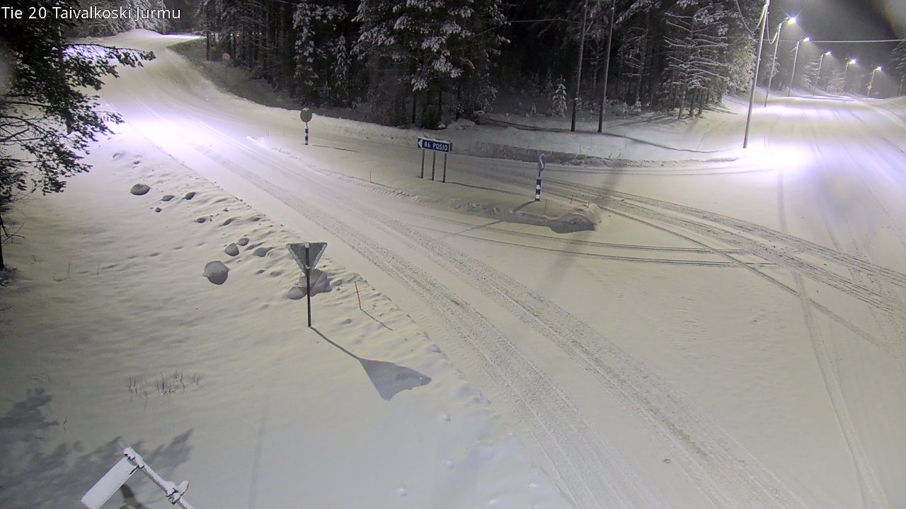 Kelikamerat Kuva Tie 20 Taivalkoski, Jurmu, Taivalkoski, Pohjois-Pohjanmaa