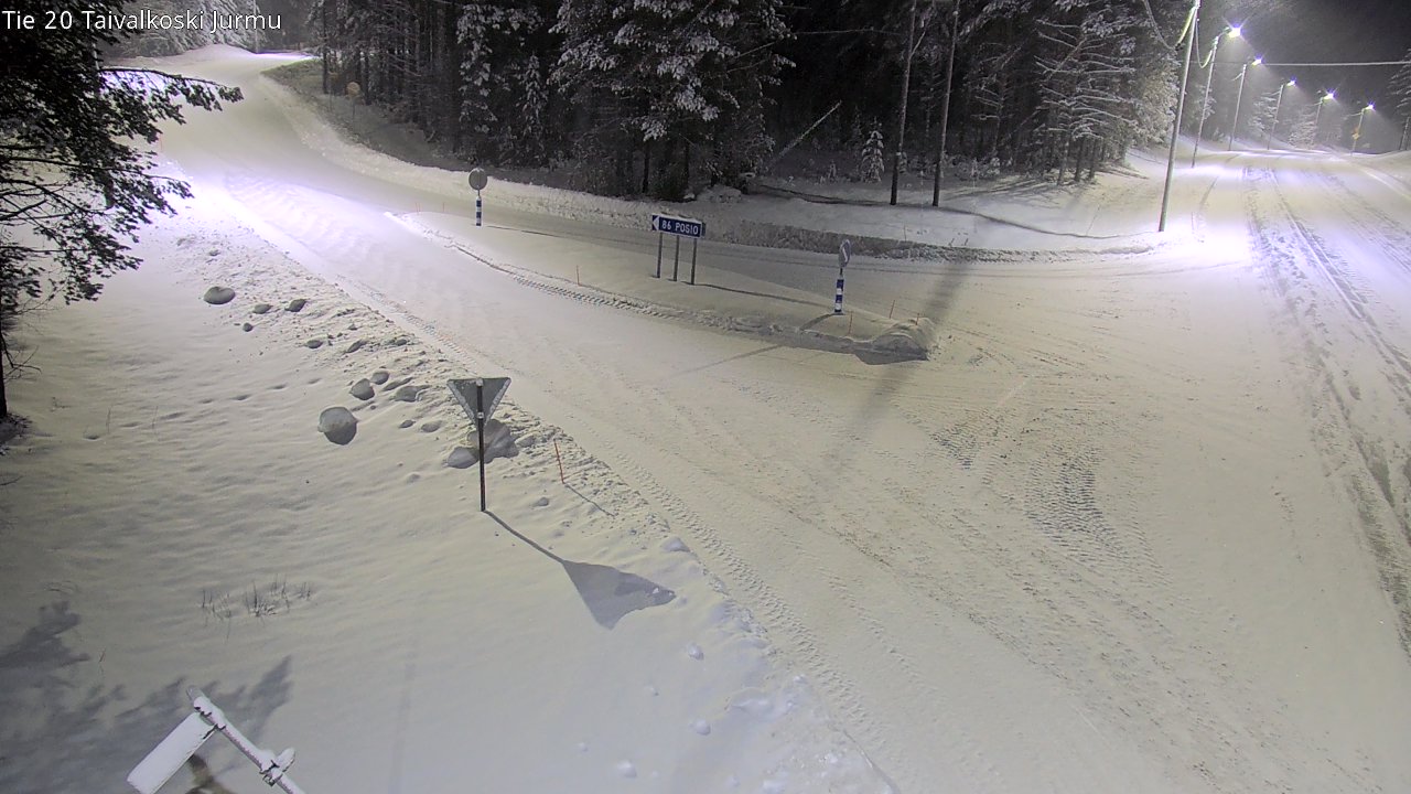 Kelikamerat Kuva Tie 20 Taivalkoski, Jurmu, Taivalkoski, Pohjois-Pohjanmaa