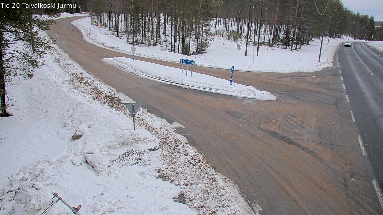 Kelikamerat Kuva Tie 20 Taivalkoski, Jurmu, Taivalkoski, Pohjois-Pohjanmaa