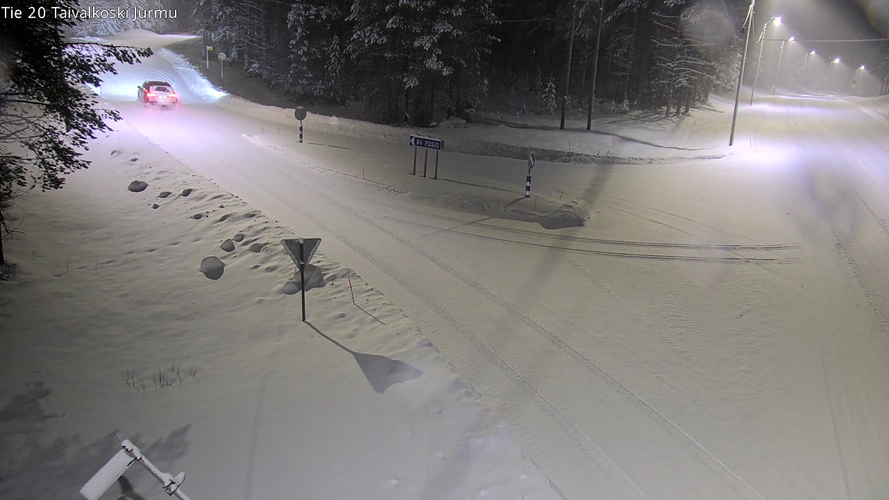 Kelikamerat Kuva Tie 20 Taivalkoski, Jurmu, Taivalkoski, Pohjois-Pohjanmaa