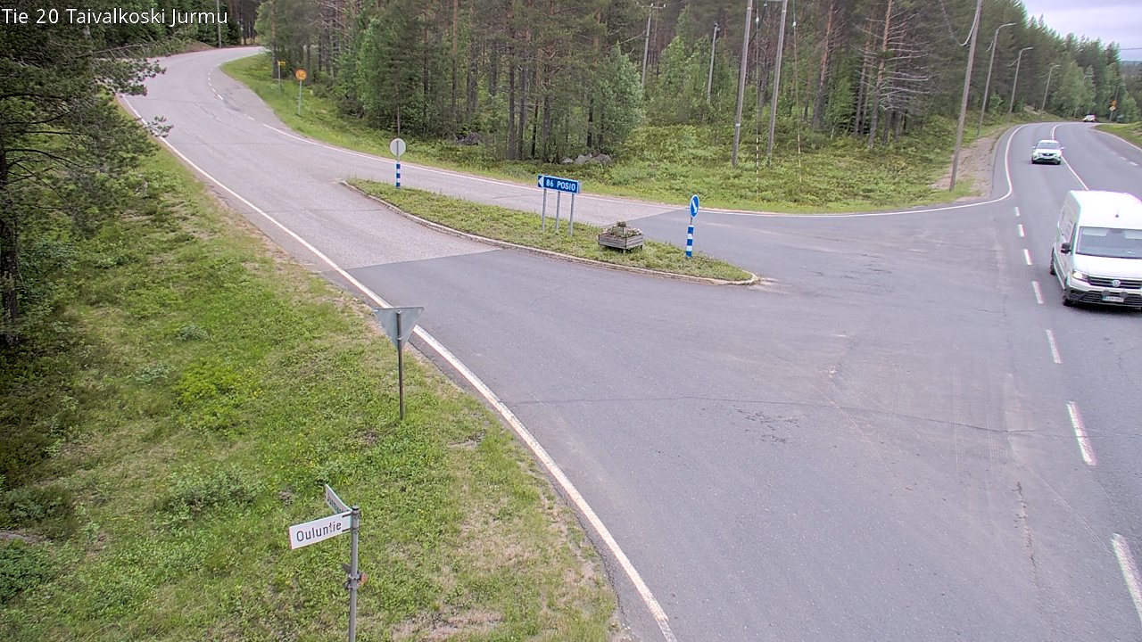 Kelikamerat Kuva Tie 20 Taivalkoski, Jurmu, Taivalkoski, Pohjois-Pohjanmaa