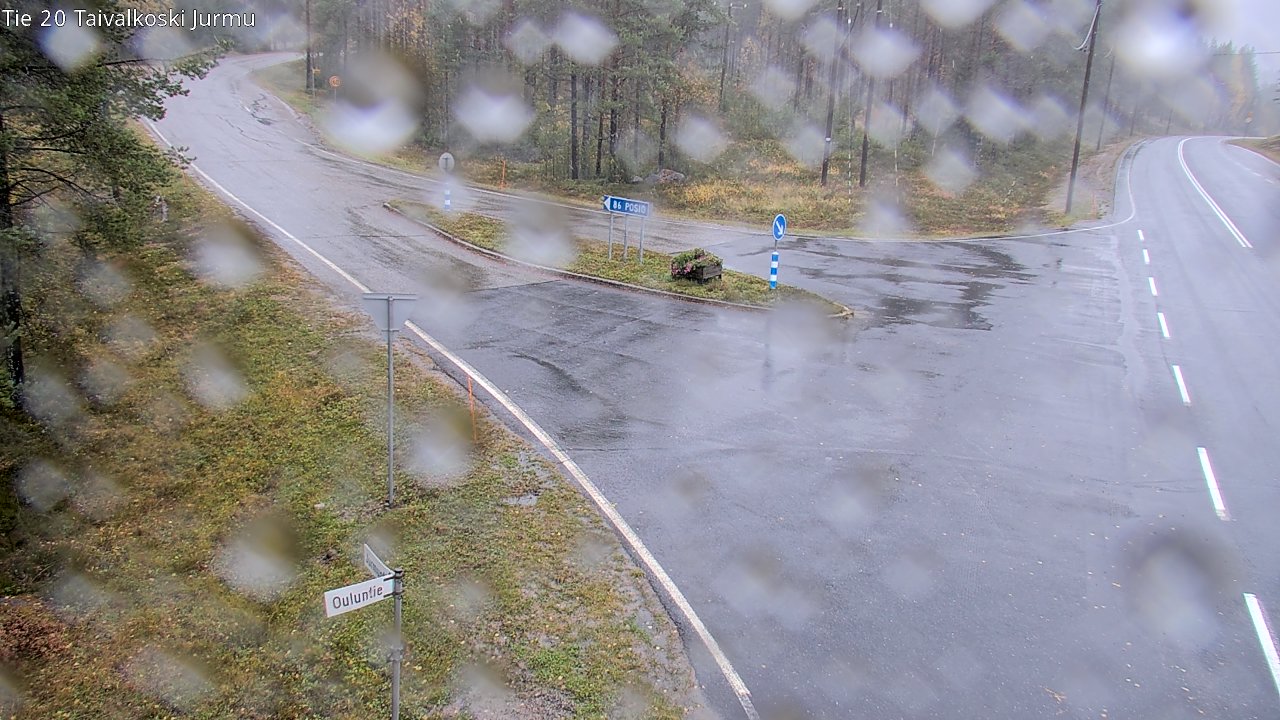 Weather Camera Image Road 20 Taivalkoski, Jurmu, Taivalkoski, Pohjois-Pohjanmaa