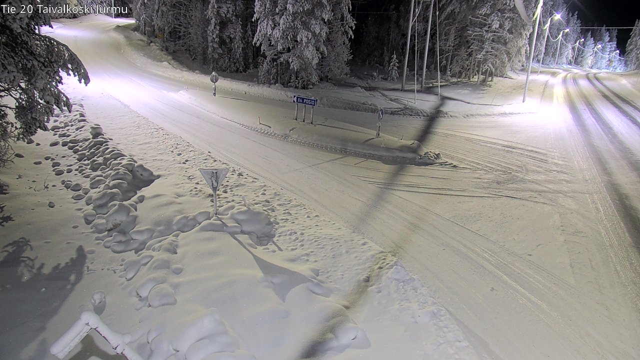 Kelikamerat Kuva Tie 20 Taivalkoski, Jurmu, Taivalkoski, Pohjois-Pohjanmaa