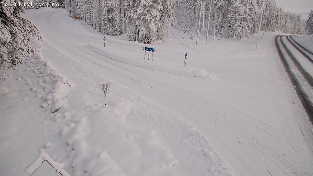 Kelikamerat Kuva Tie 20 Taivalkoski, Jurmu, Taivalkoski, Pohjois-Pohjanmaa