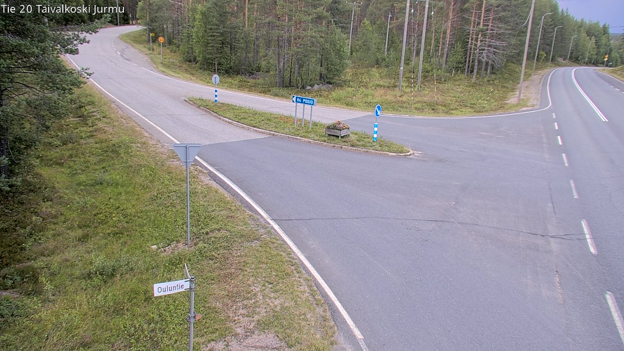 Kelikamerat Kuva Tie 20 Taivalkoski, Jurmu, Taivalkoski, Pohjois-Pohjanmaa