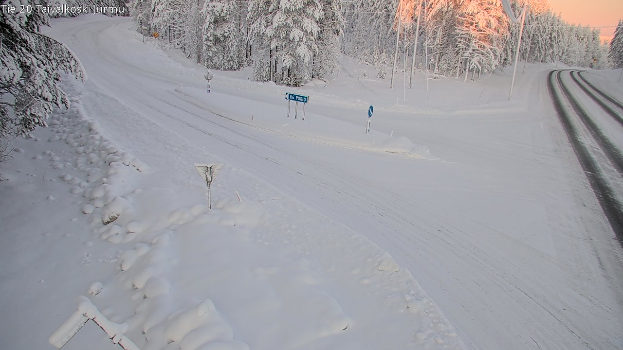 Kelikamerat Kuva Tie 20 Taivalkoski, Jurmu, Taivalkoski, Pohjois-Pohjanmaa