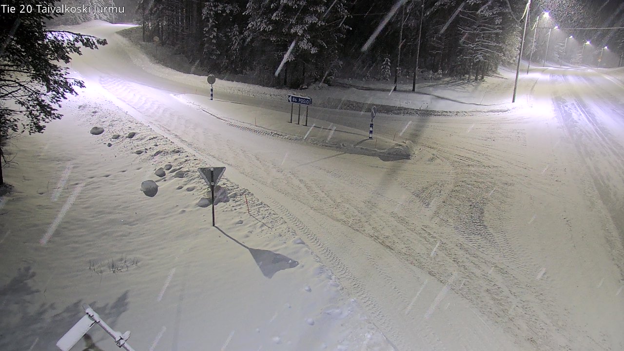 Kelikamerat Kuva Tie 20 Taivalkoski, Jurmu, Taivalkoski, Pohjois-Pohjanmaa