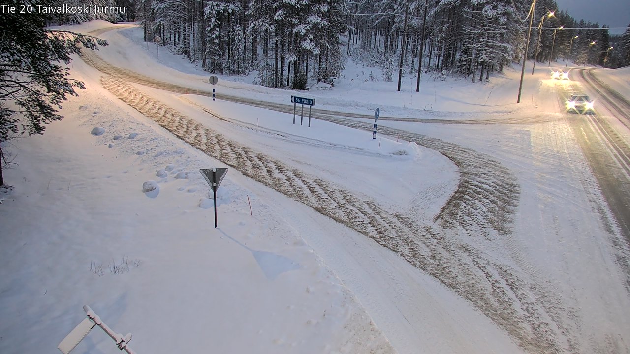 Kelikamerat Kuva Tie 20 Taivalkoski, Jurmu, Taivalkoski, Pohjois-Pohjanmaa