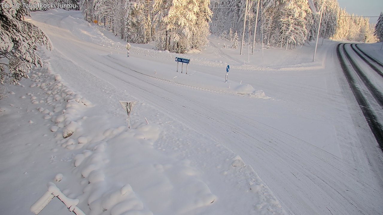 Kelikamerat Kuva Tie 20 Taivalkoski, Jurmu, Taivalkoski, Pohjois-Pohjanmaa