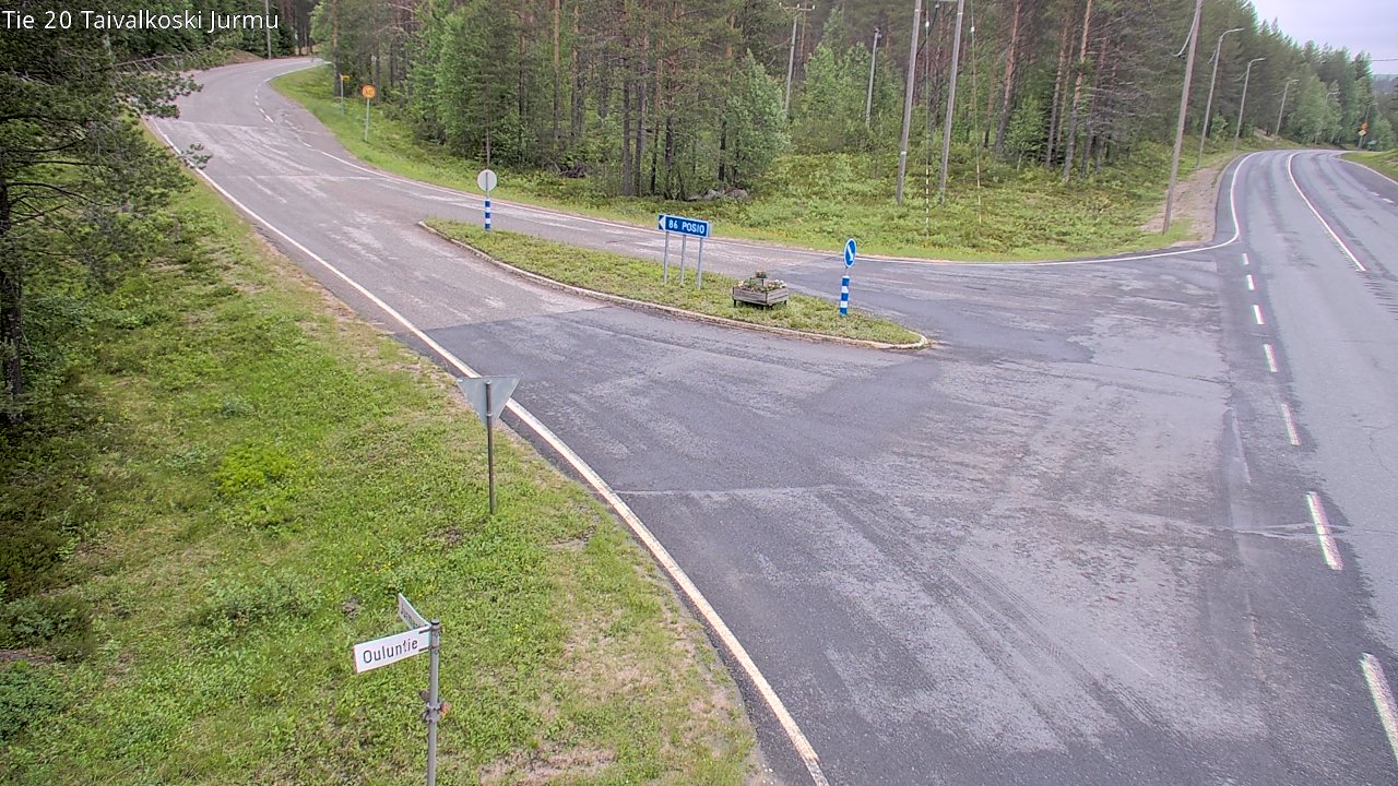 Kelikamerat Kuva Tie 20 Taivalkoski, Jurmu, Taivalkoski, Pohjois-Pohjanmaa