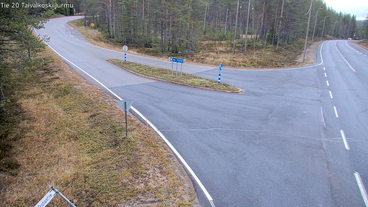 Kelikamerat Kuva Tie 20 Taivalkoski, Jurmu, Taivalkoski, Pohjois-Pohjanmaa