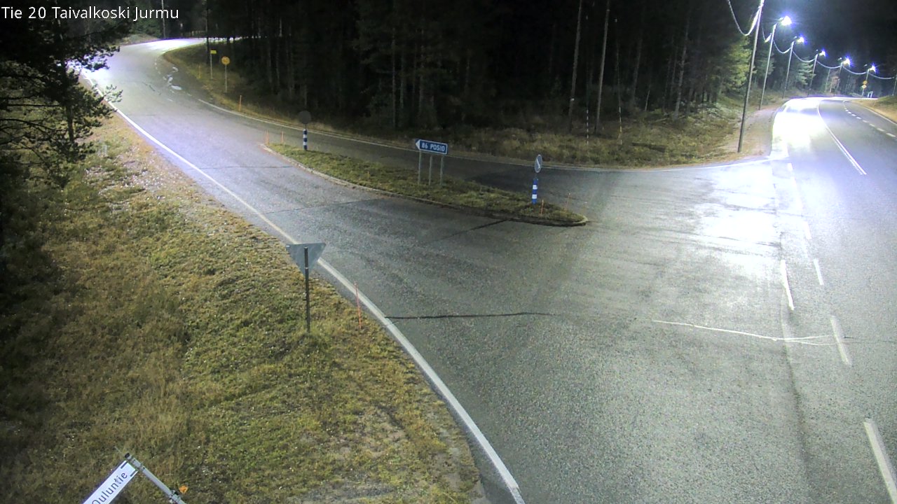 Kelikamerat Kuva Tie 20 Taivalkoski, Jurmu, Taivalkoski, Pohjois-Pohjanmaa