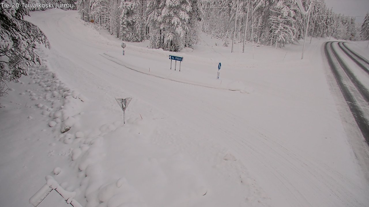 Kelikamerat Kuva Tie 20 Taivalkoski, Jurmu, Taivalkoski, Pohjois-Pohjanmaa