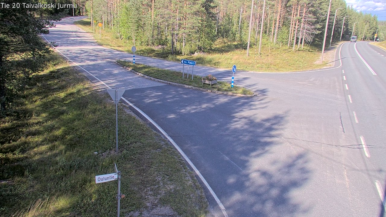 Kelikamerat Kuva Tie 20 Taivalkoski, Jurmu, Taivalkoski, Pohjois-Pohjanmaa