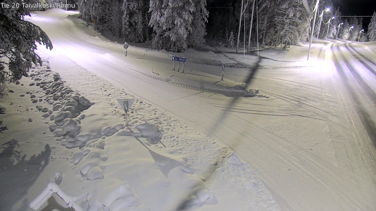Kelikamerat Kuva Tie 20 Taivalkoski, Jurmu, Taivalkoski, Pohjois-Pohjanmaa