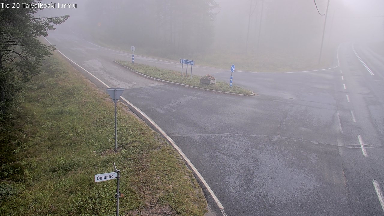 Weather Camera Image Väg 20 Taivalkoski, Jurmu, Taivalkoski, Pohjois-Pohjanmaa