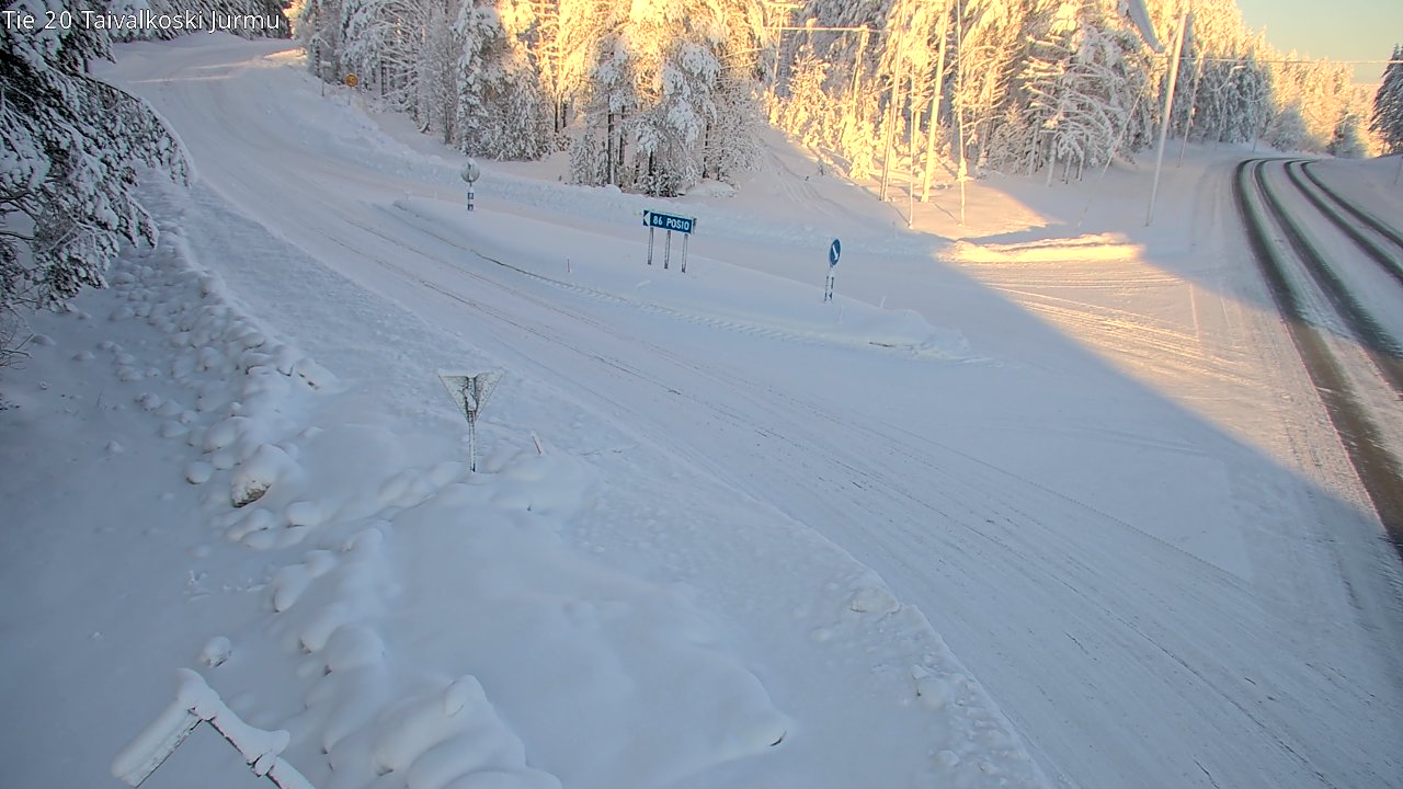 Kelikamerat Kuva Tie 20 Taivalkoski, Jurmu, Taivalkoski, Pohjois-Pohjanmaa