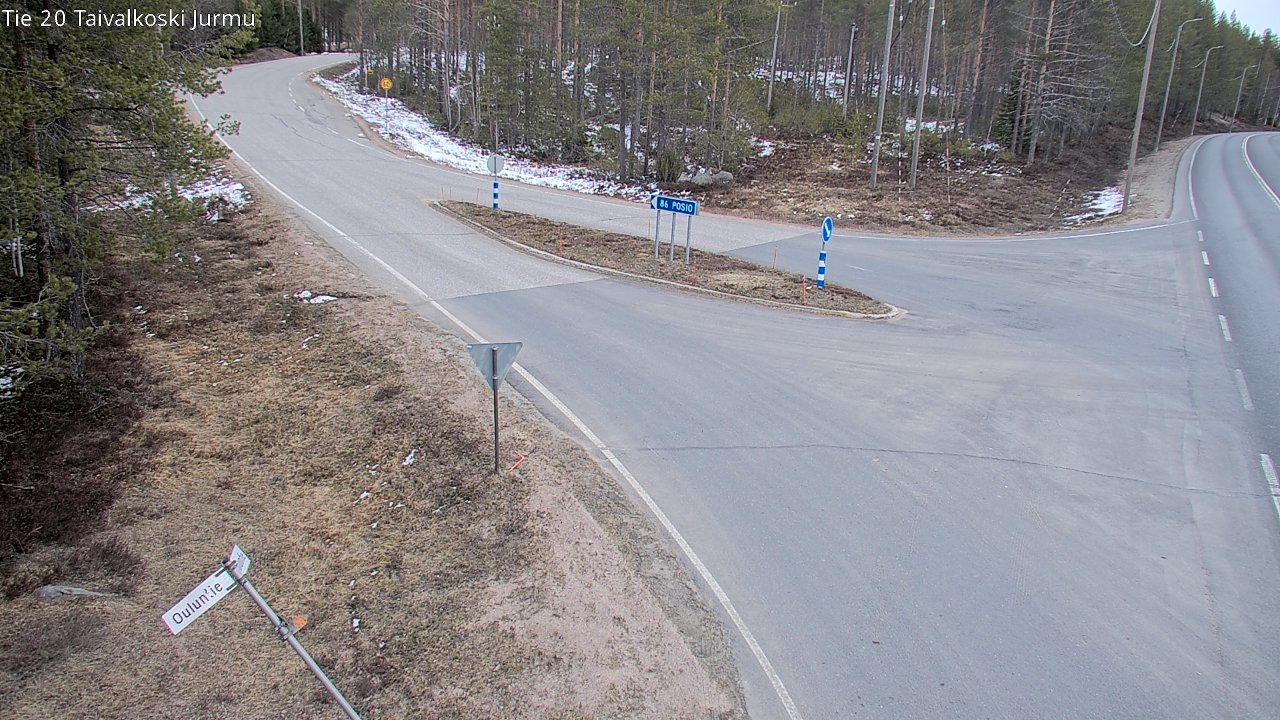 Kelikamerat Kuva Tie 20 Taivalkoski, Jurmu, Taivalkoski, Pohjois-Pohjanmaa