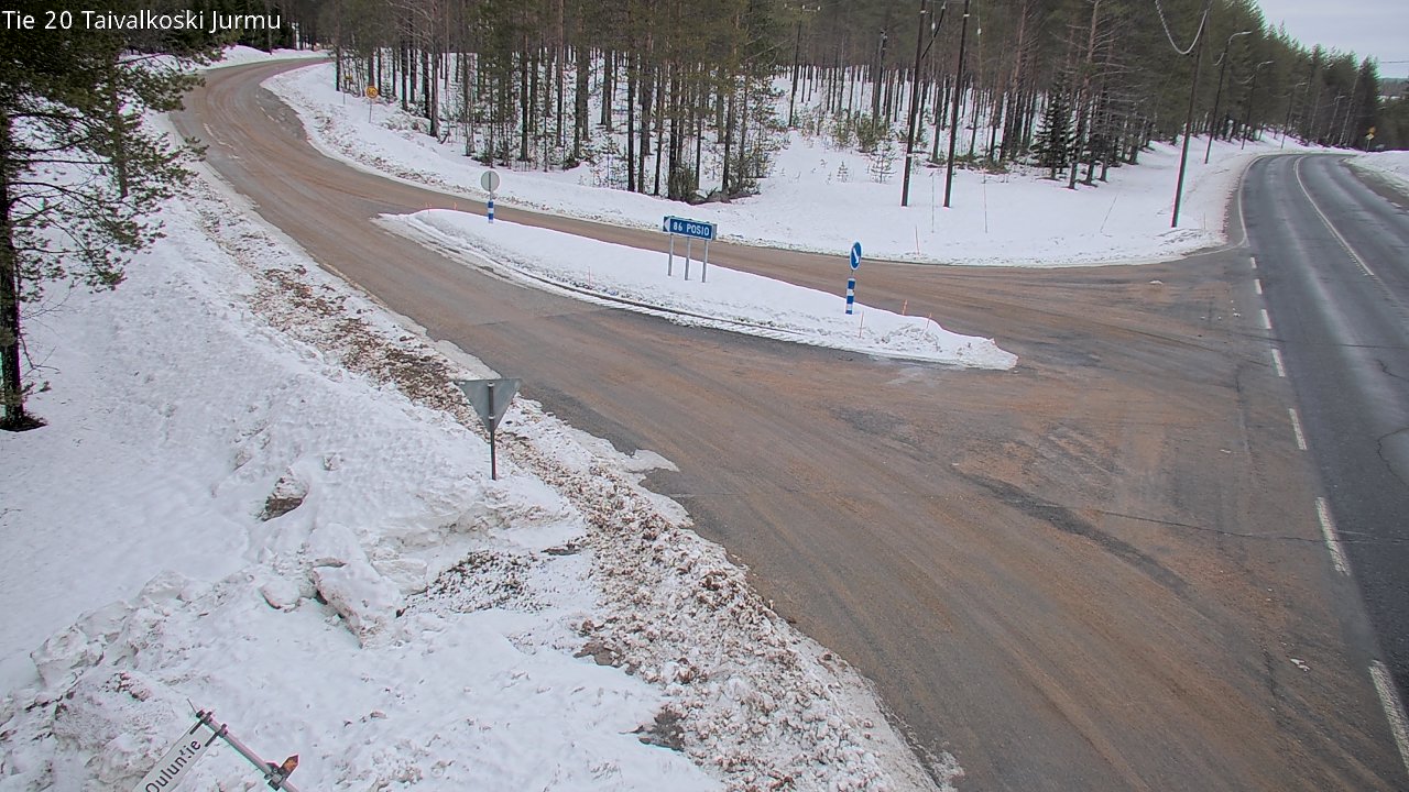 Kelikamerat Kuva Tie 20 Taivalkoski, Jurmu, Taivalkoski, Pohjois-Pohjanmaa