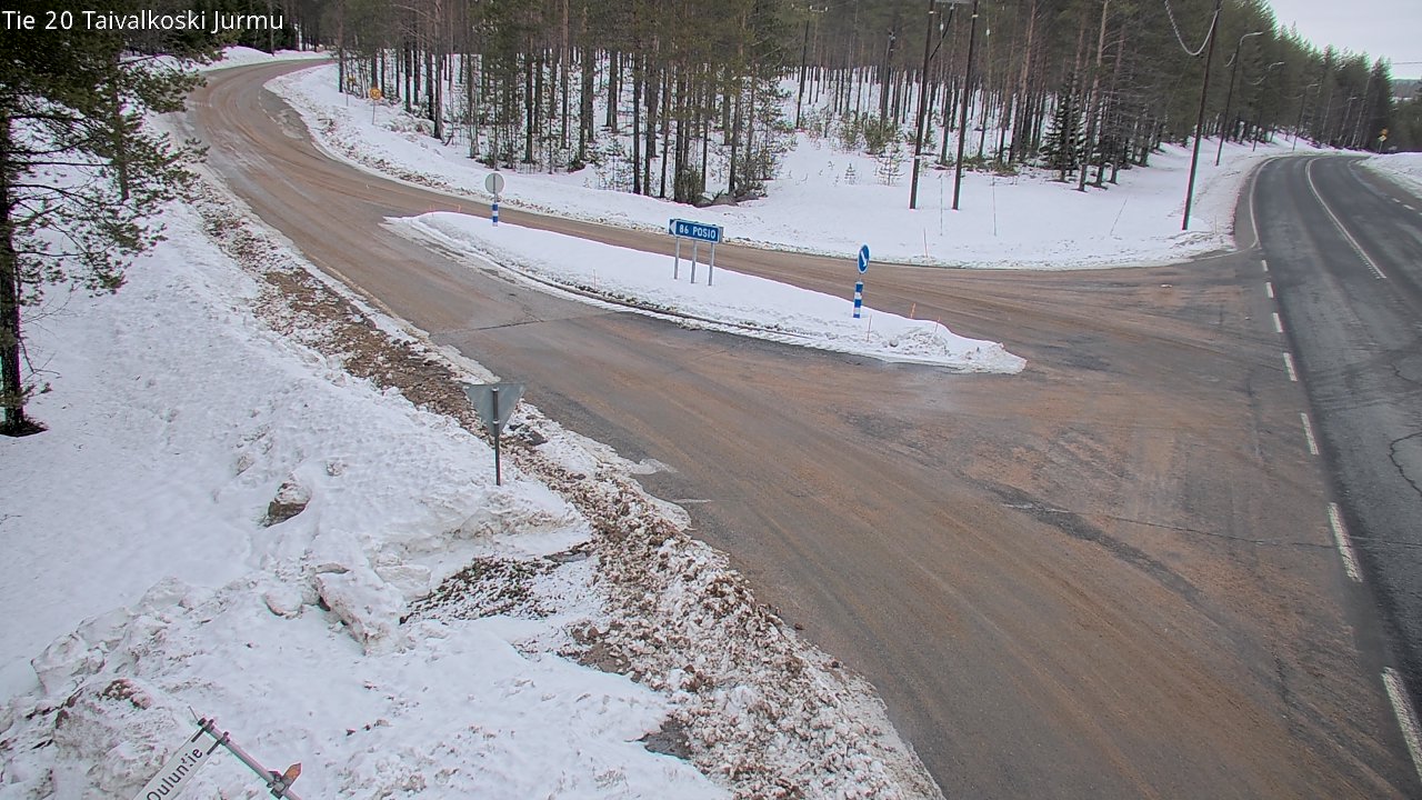 Kelikamerat Kuva Tie 20 Taivalkoski, Jurmu, Taivalkoski, Pohjois-Pohjanmaa