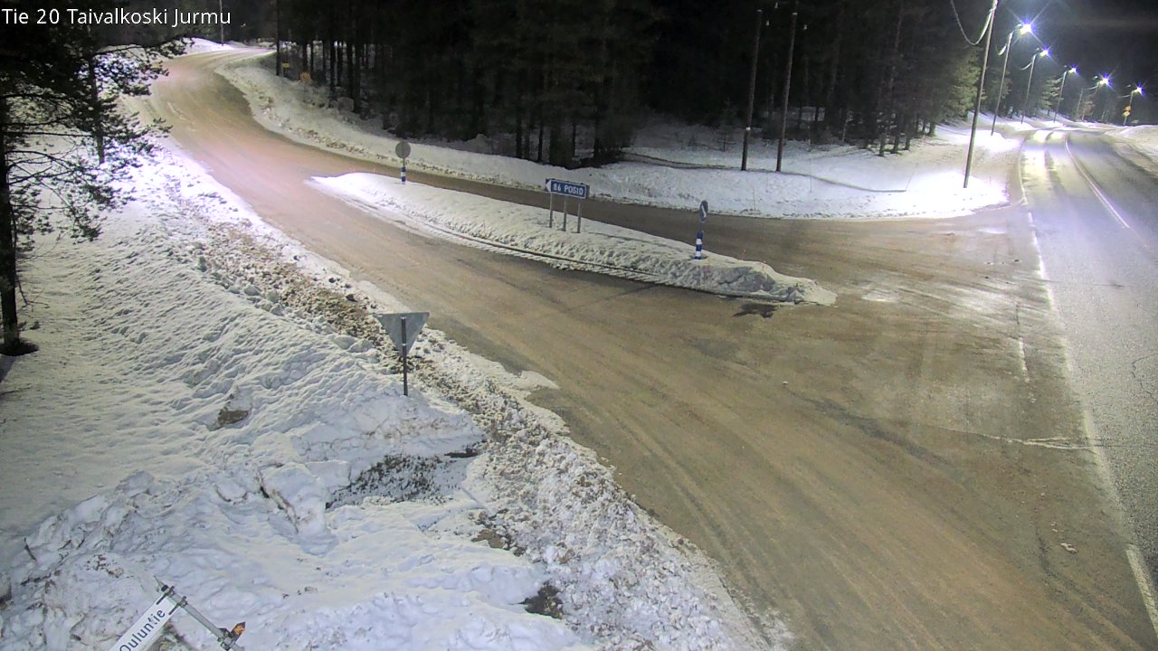 Kelikamerat Kuva Tie 20 Taivalkoski, Jurmu, Taivalkoski, Pohjois-Pohjanmaa