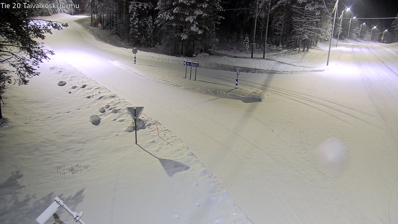 Kelikamerat Kuva Tie 20 Taivalkoski, Jurmu, Taivalkoski, Pohjois-Pohjanmaa